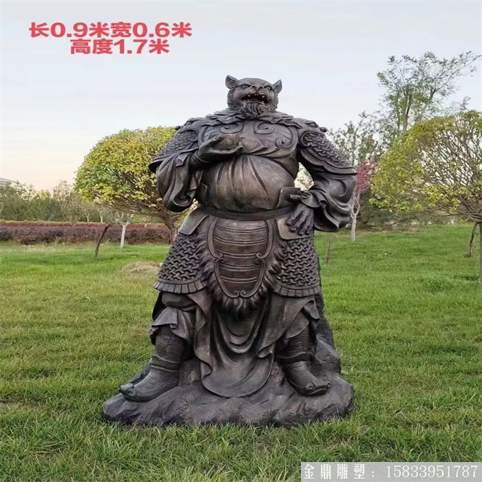 玻璃钢人面兽身雕塑 (2)